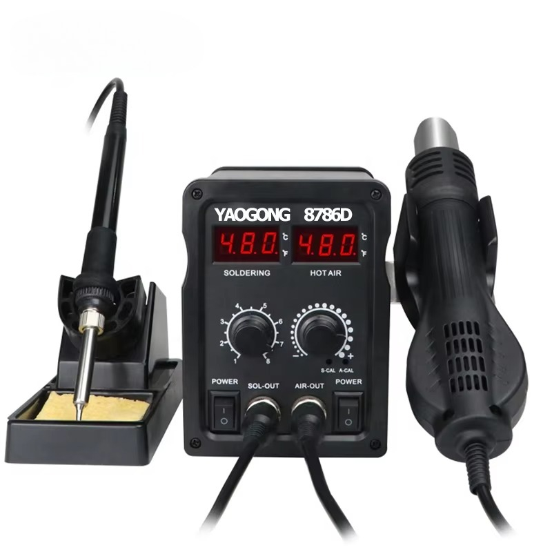 YAOGONG 8786D 2 in 1 Digital S - Smd Rework Station Hot Air Soldering 2 In 1 recension och pris