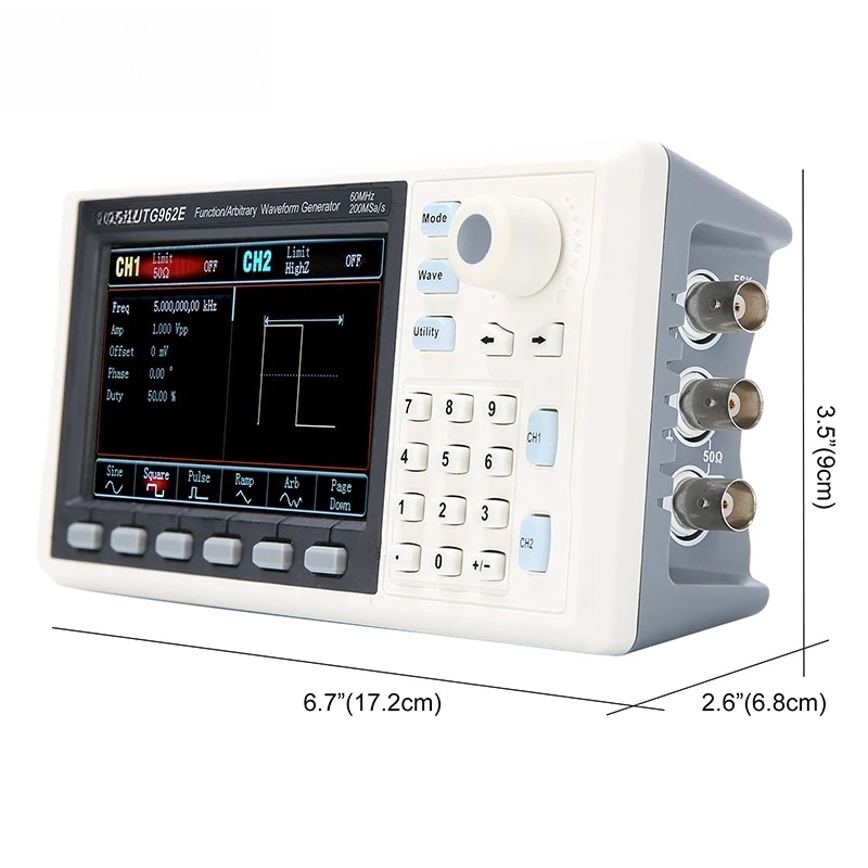 Function Signal Generator UTG9 - Dual Channel Arbitrary Waveform Function Generator 60Mhz recension och pris