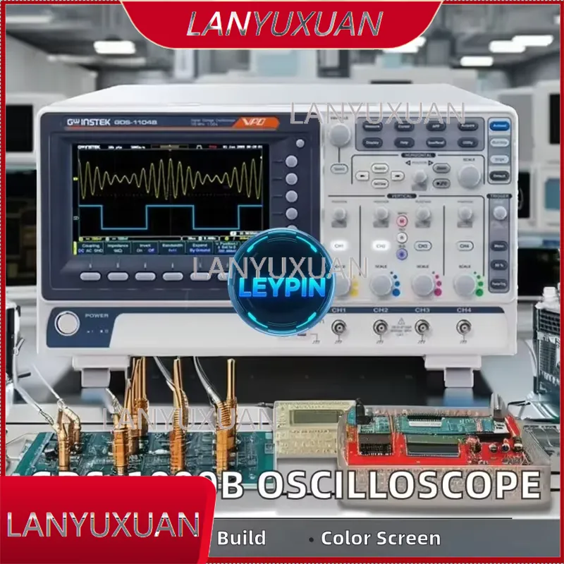 GWinstek GDS-1104B 4-Channel 1 - Digital Storage Oscilloscope 4 Channel 100Mhz recension och pris