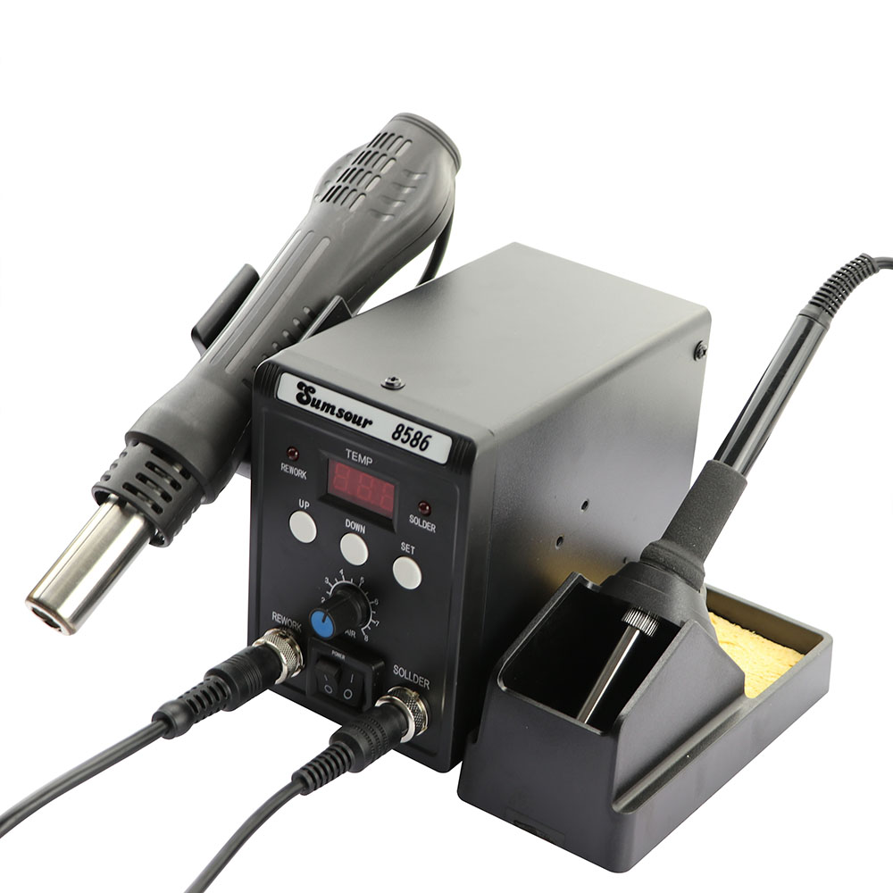 8586 700W 2 in 1 Digital Displ - Smd Rework Station Hot Air Soldering 2 In 1 recension och pris