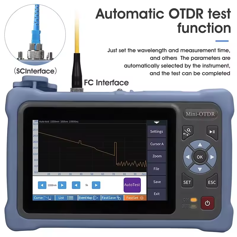 Novker 12-in-1 Mini OTDR NK400 - Optical Time Domain Reflectometer Otdr 1310 1550Nm recension och pris