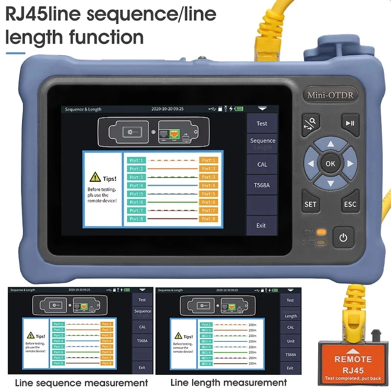 Novker 12-in-1 Mini OTDR NK400 - Optical Time Domain Reflectometer Otdr 1310 1550Nm recension och pris